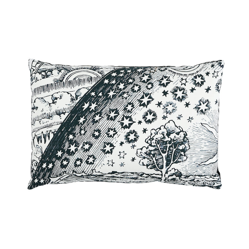 Tim Tim & Modern Toile Pillow | Black