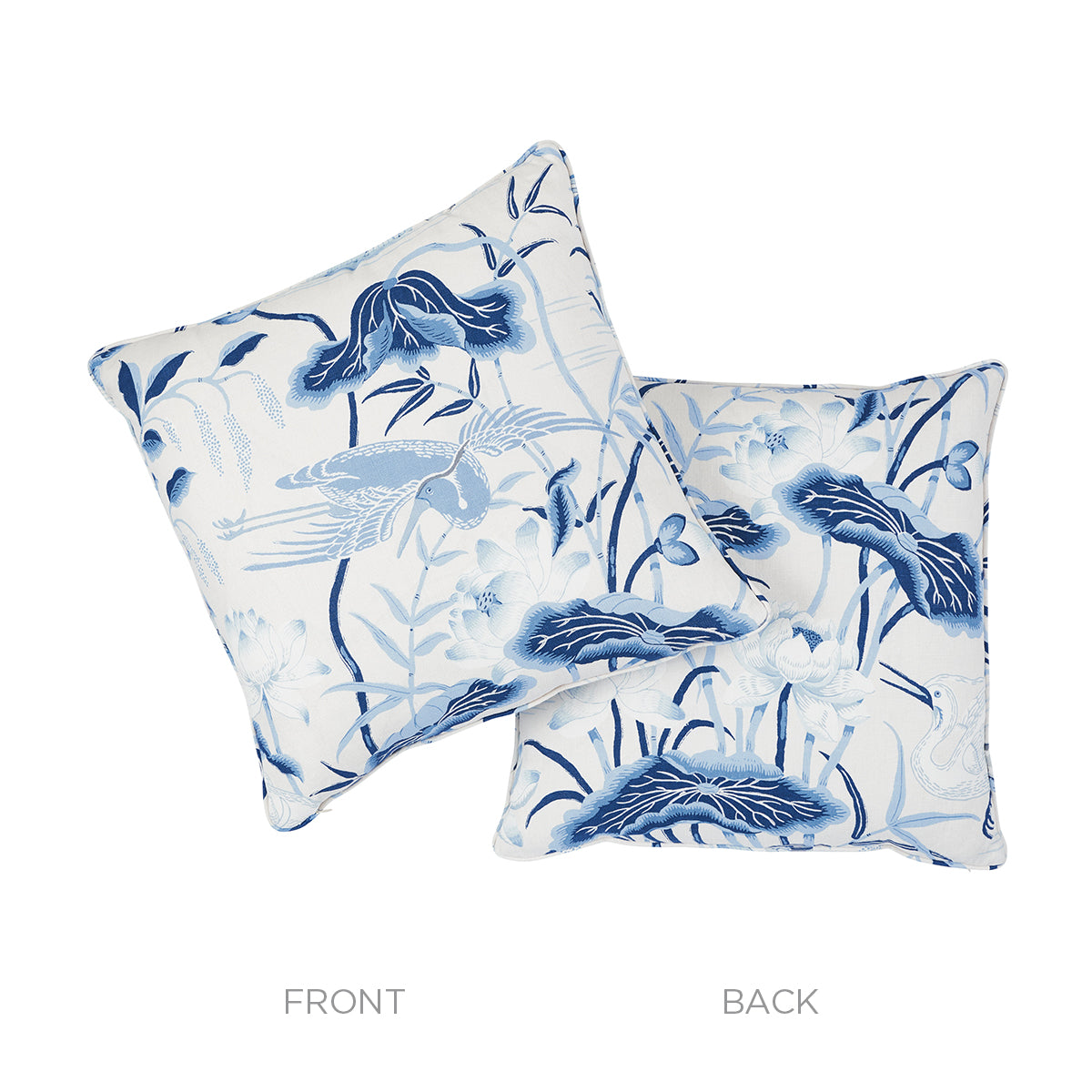 Lotus Garden Pillow | Porcelain