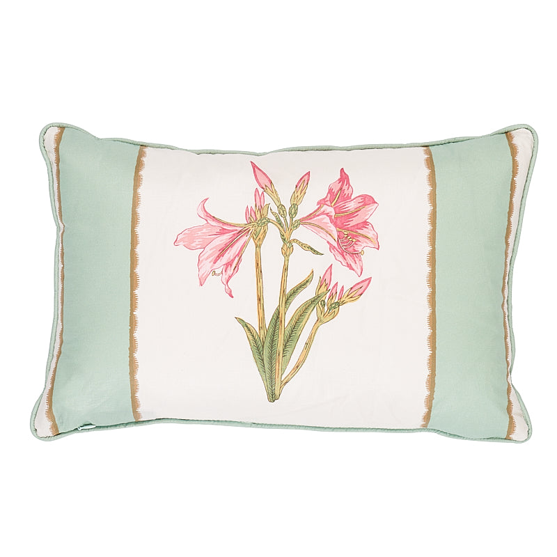 Servilia Stripe Pillow | Aqua & White