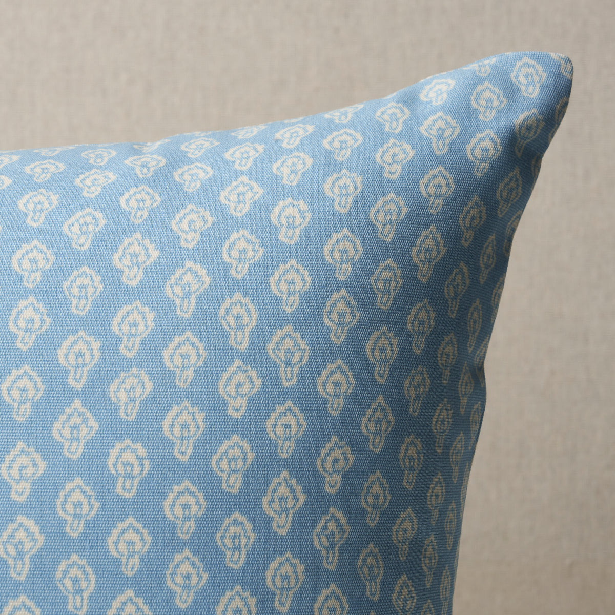 Hyacinth I/O Pillow | China Blue