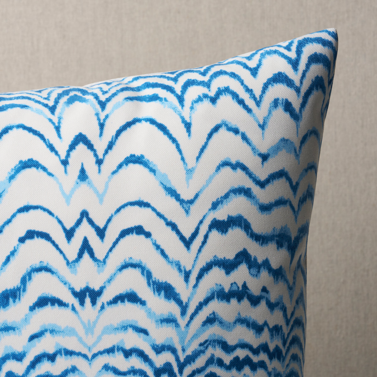 Ink Wave Print I/O Pillow | Indigo