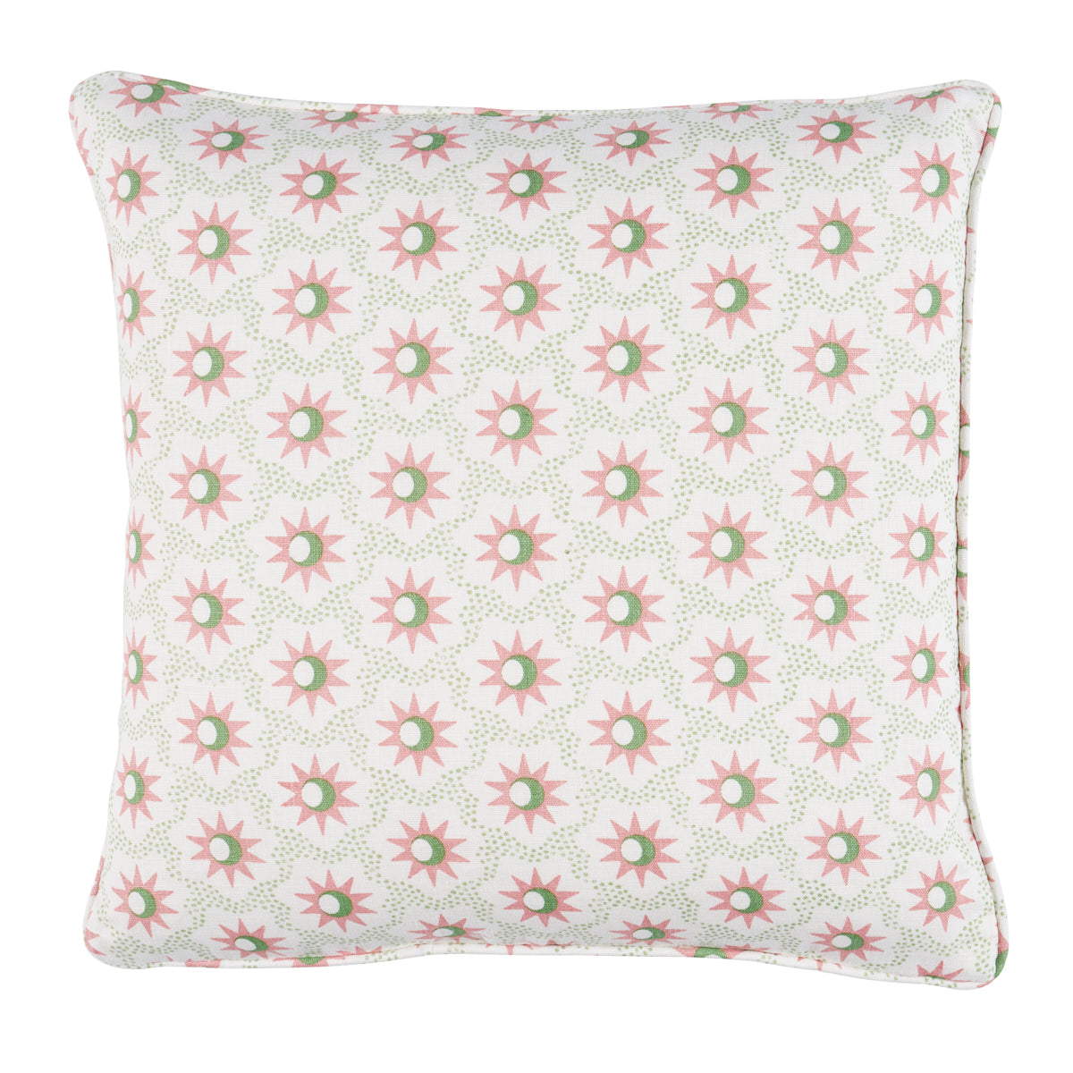 Lucie Pillow | Pink & Green