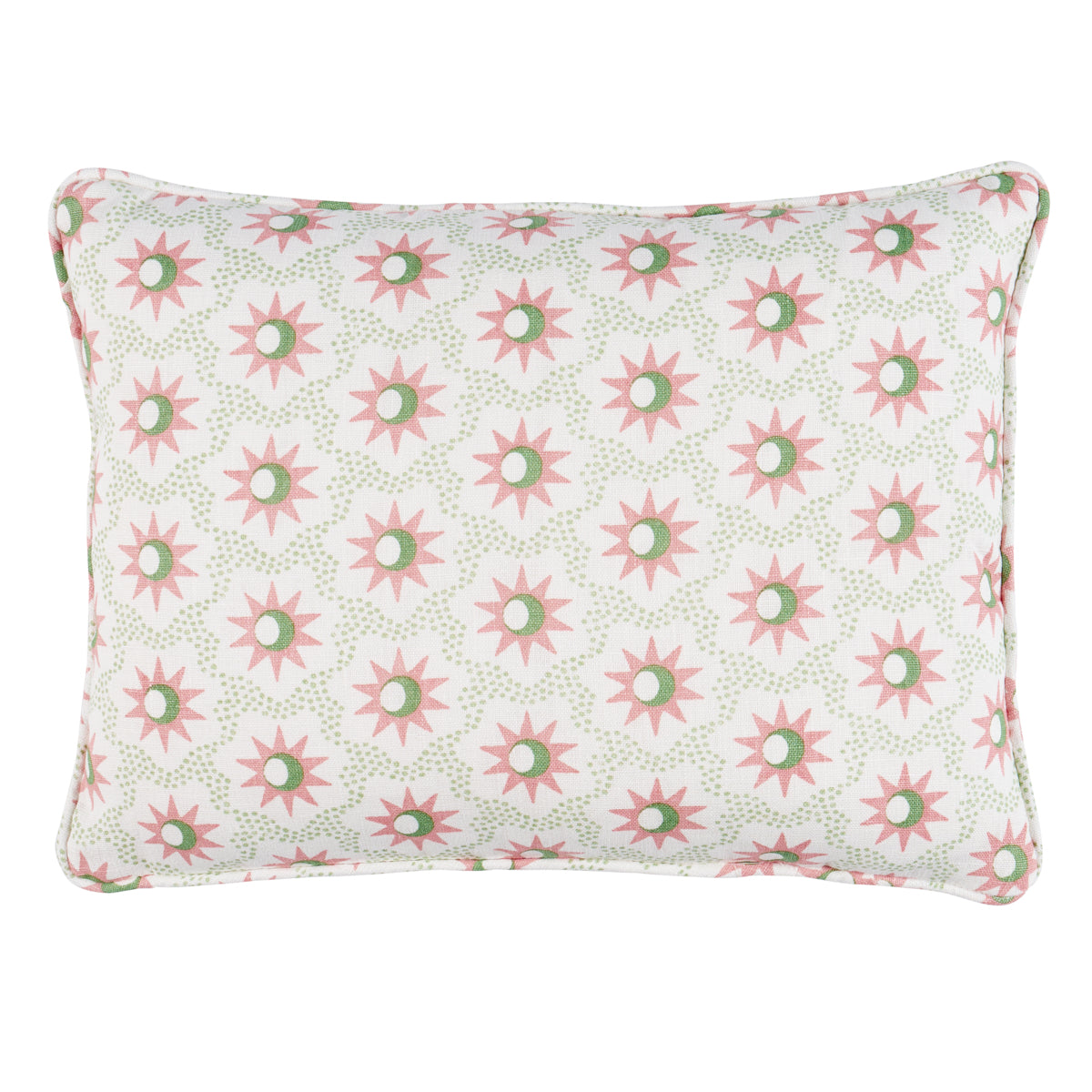 Lucie Pillow | Pink & Green