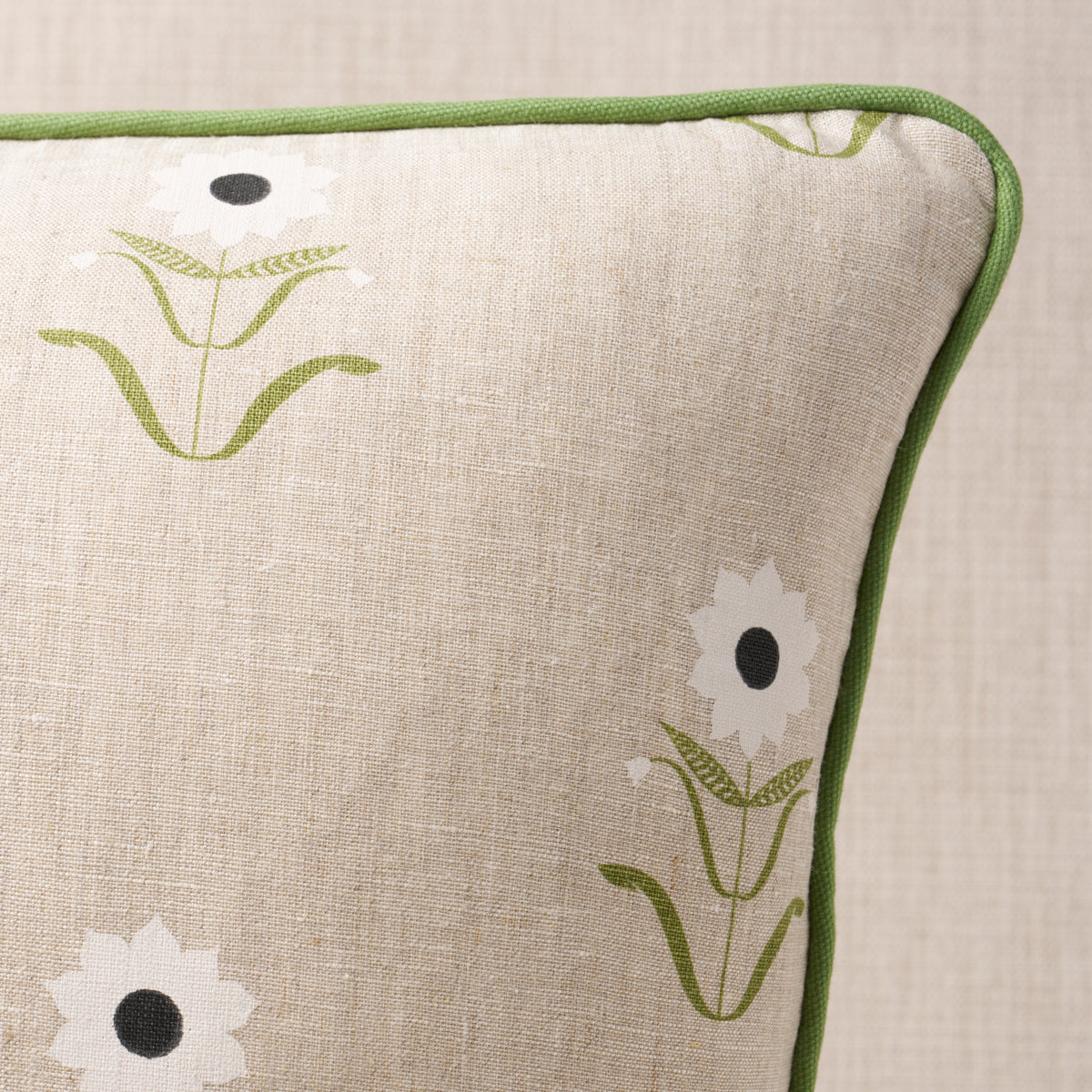 Forget Me Nots Pillow | White On Linen