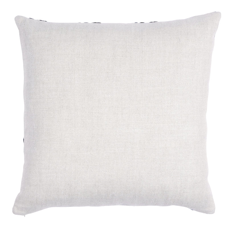 Gordian Weave Pillow | Ebony On Griege