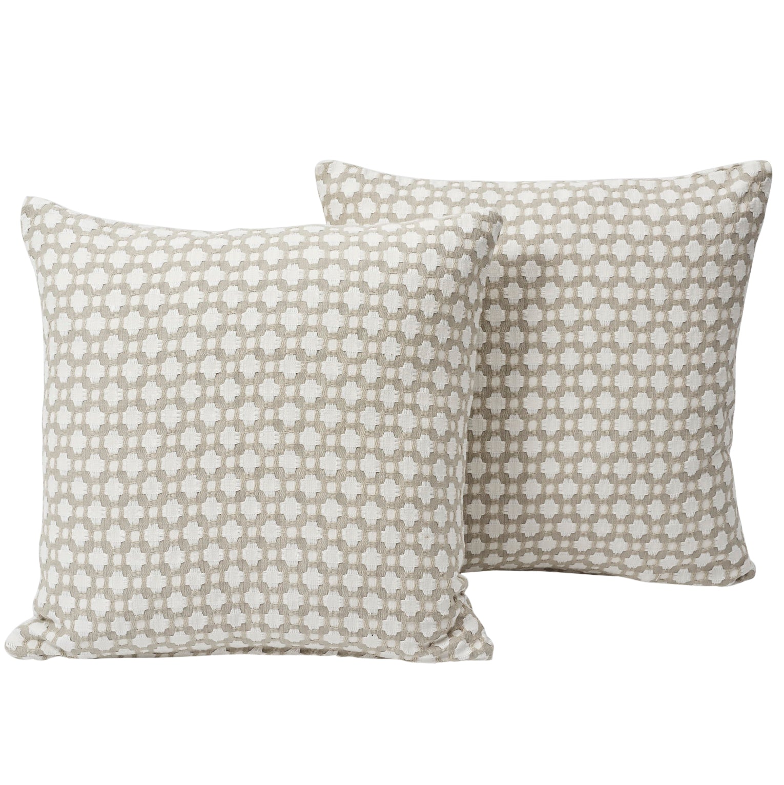 Betwixt Pillow | Stone/White