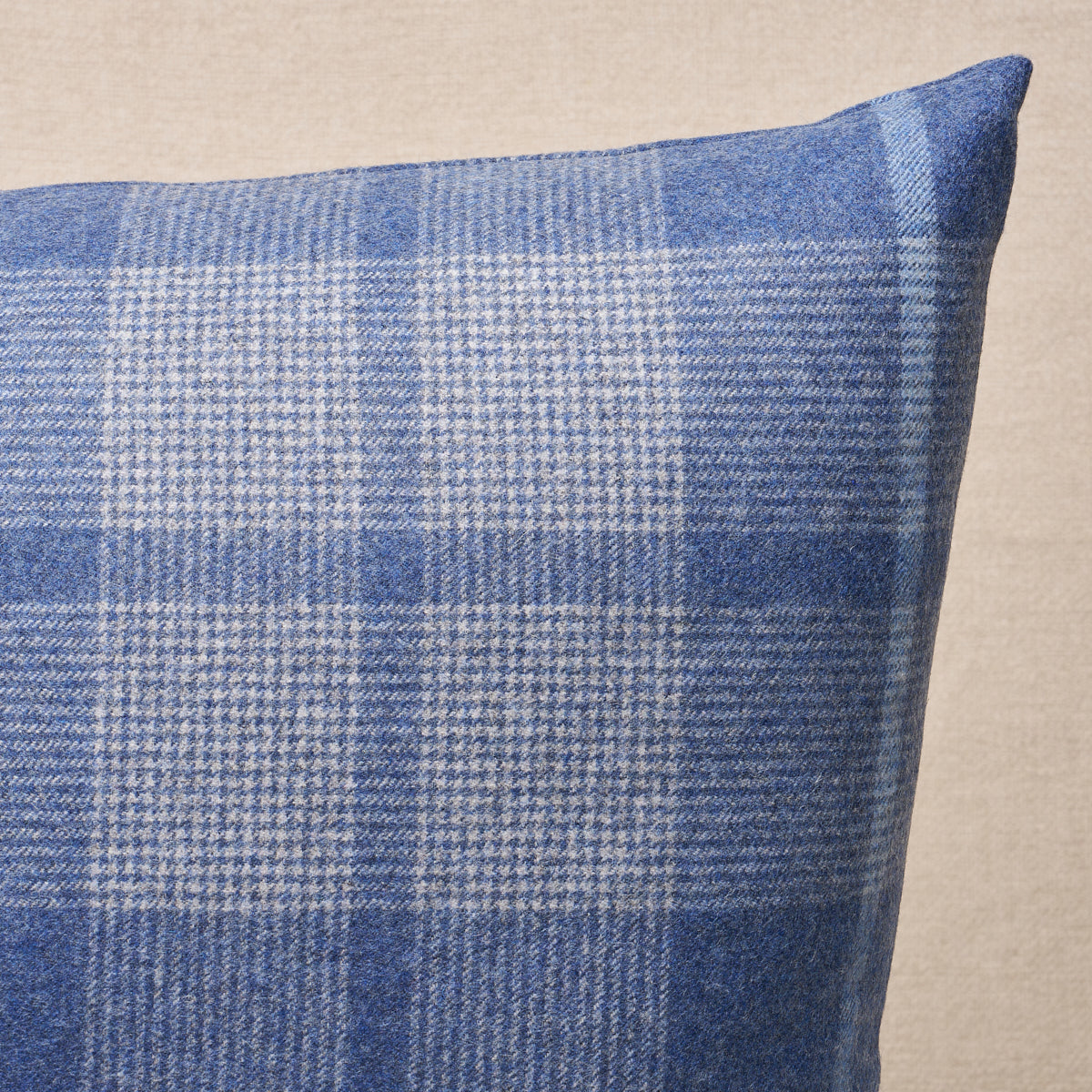 Montana Wool Plaid Pillow | Slate