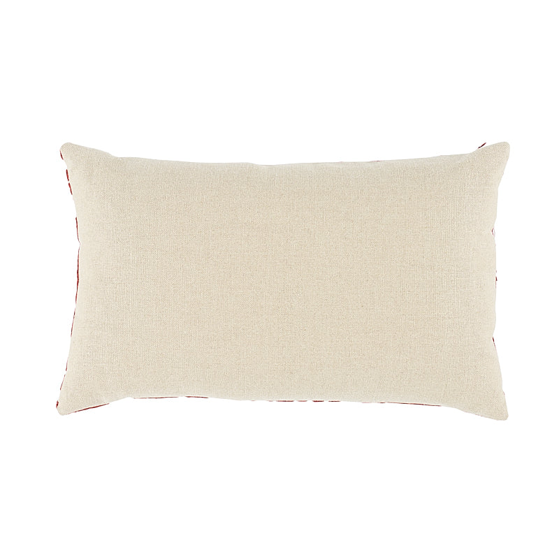 Castanet Embroidery Pillow | Red