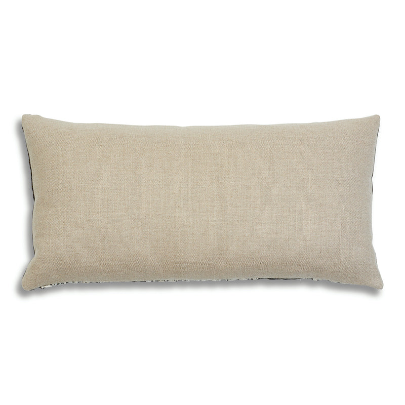 Wentworth Embroidery Pillow | Carbon