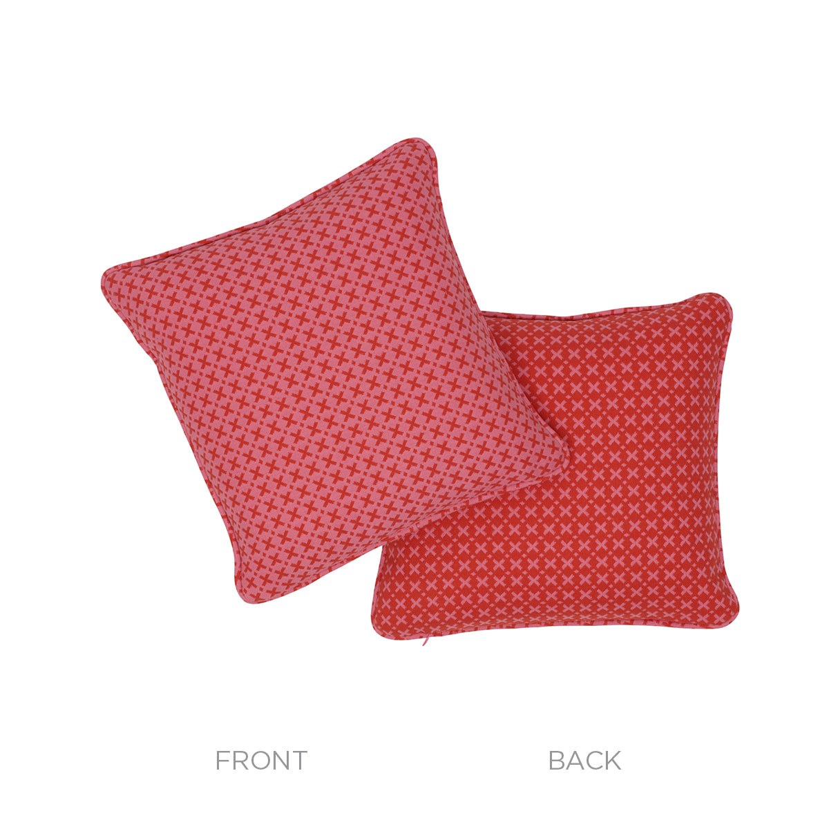 Elias Pillow | Pink & Red