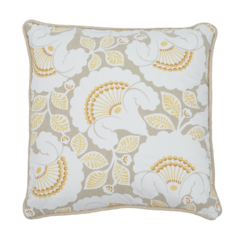 Jackie Applique Pillow | Natural