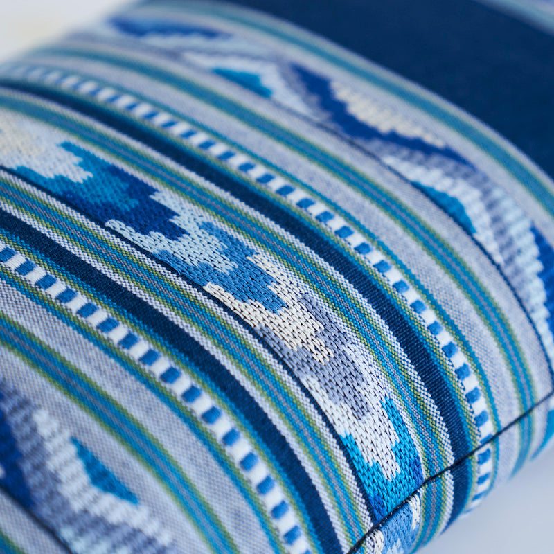 Zarzuela Embroidery Pillow | Indigo