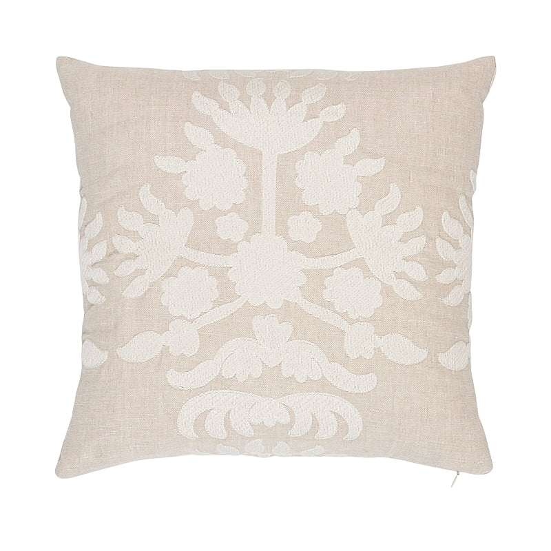 Cybele Embroidery Pillow | Natural