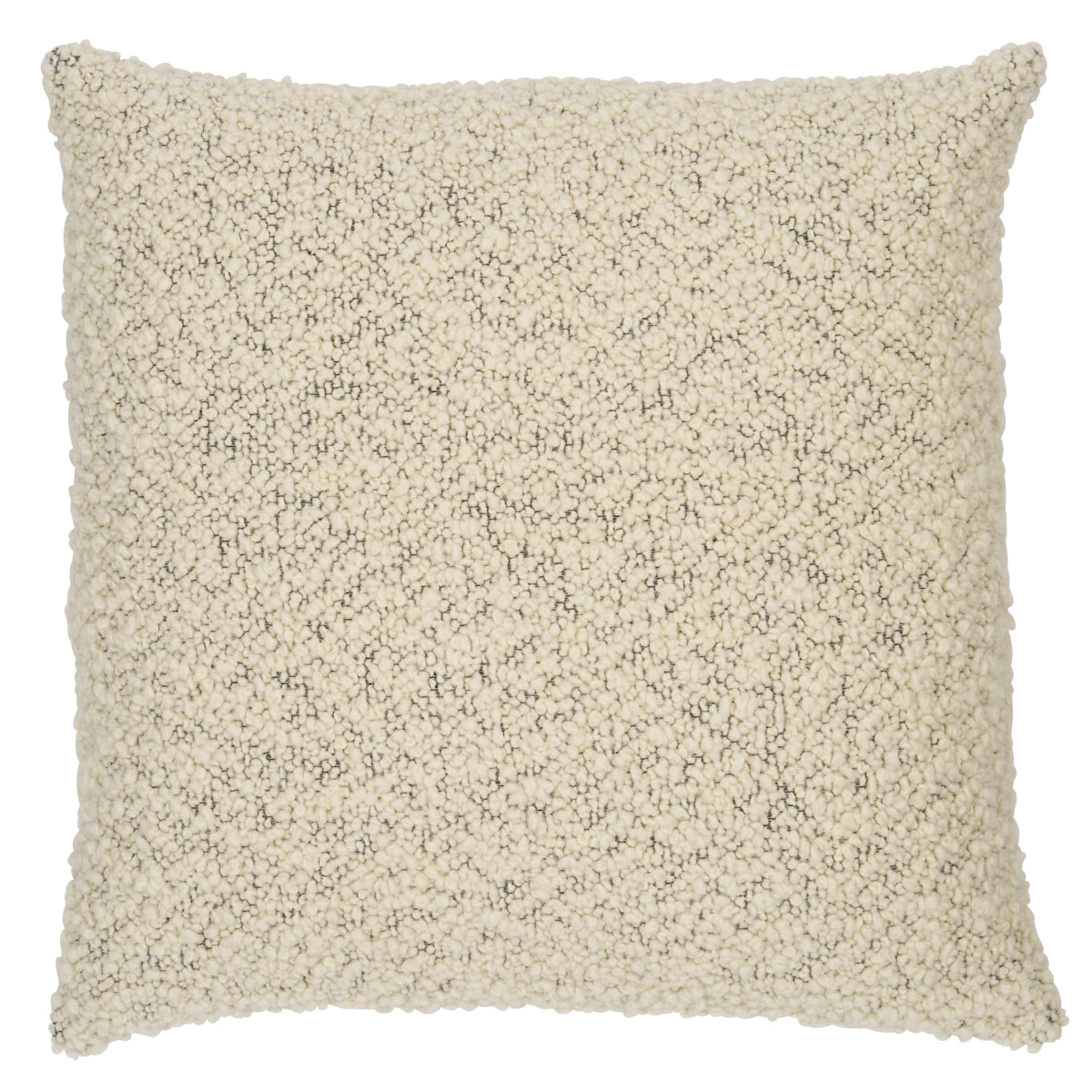 Margarete Pillow | Ivory On Charcoal