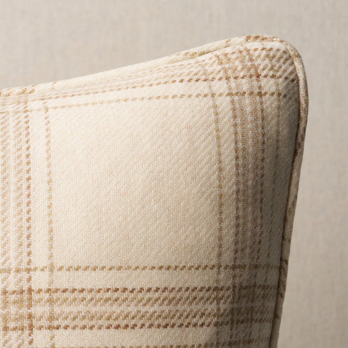 Blackburn Merino Plaid Pillow | Ivory